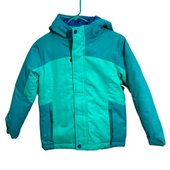 All‎ In Motion Girls Ski Jacket with Pullout Fleece Jacket YM7/8 - Picture 1 of 2
